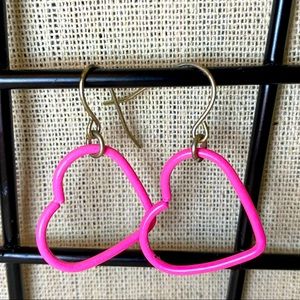 PINK HEART EARRINGS